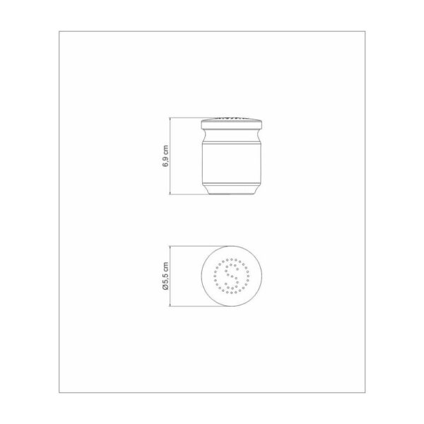 Recipiente para sal Utility de acero inoxidable con tapa - Imagen 5