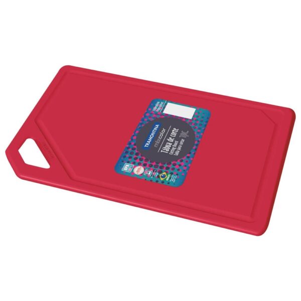 Tabla para Cortar Mixcolor de Polipropileno Rojo - Imagen 2