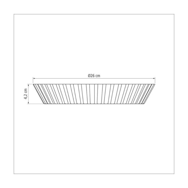 Molde para Tartas y Pasteles Brasil Redondo de Aluminio con Recubrimiento Interno y Externo de Antiadherente Starflon T1 Rojo 26cm - Imagen 3