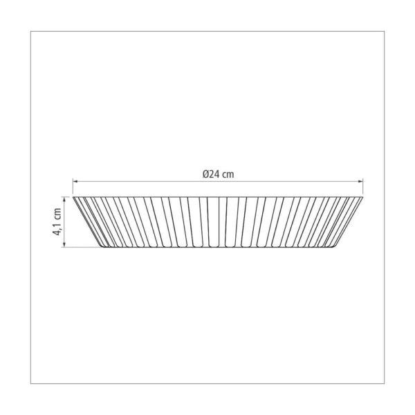 Molde Para Tartas y Pasteles Brasil Redondo de Aluminio Con Recubrimiento Interno y Externo de Antiadherente Starflon T1 Fondo Removible 24cm - Imagen 3