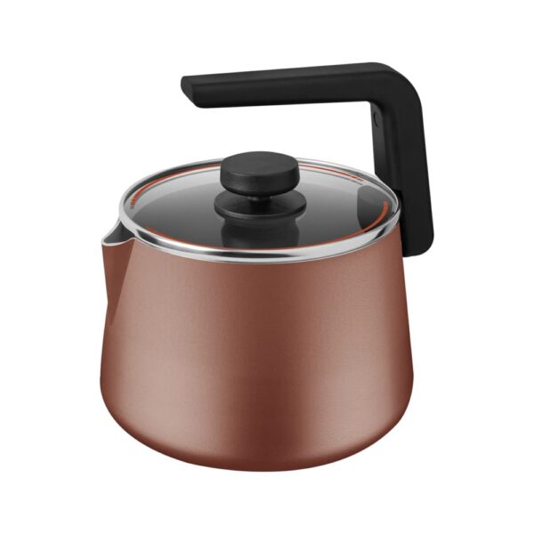 Tetera en Aluminio con Revestimiento Interno y Externo Starflon Max Cobre 2,3L