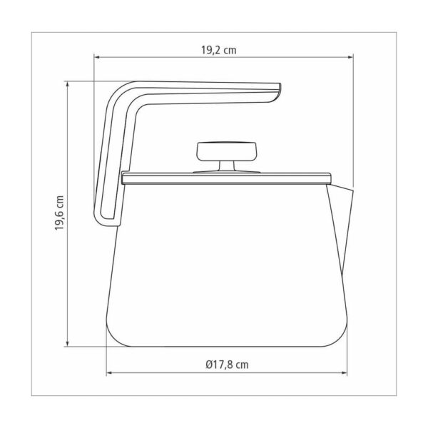 Tetera en Aluminio con Revestimiento Interno y Externo Starflon Max Azul Marino 2,3L - Imagen 5