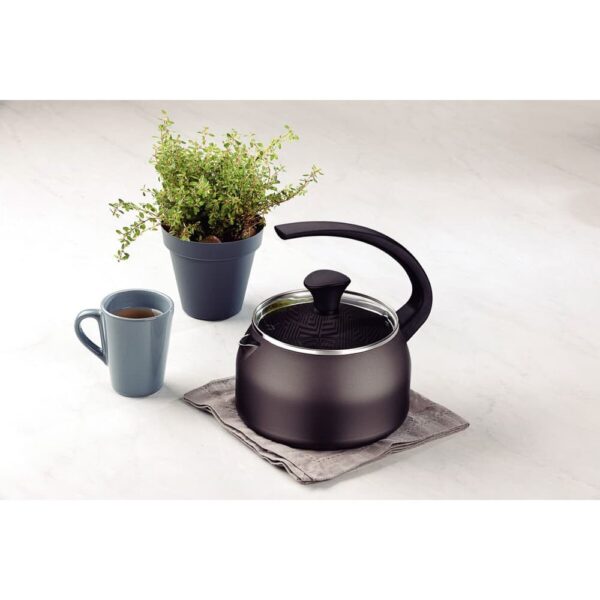 Tetera en Aluminio con Revestimiento Interno y Externo de Antiadherente Starflon Max Plomo 1,9L - Imagen 4