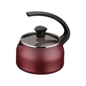 Tetera en Aluminio con Revestimiento Interno y Externo de Antiadherente Starflon Max Rojo 1,9L