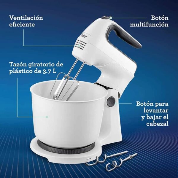 Batidora de mano y pedestal acción giratoria única 6 Velocidades - Imagen 5