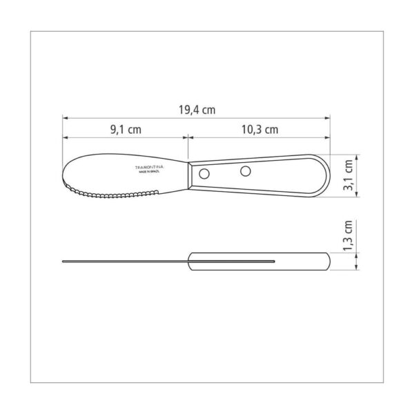 Espátula para mantequilla 3" - Imagen 3
