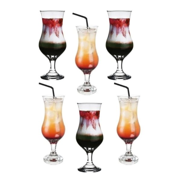 Juego de Copas Licuados Jugos Cocktail 380ml 6 Piezas - Imagen 2