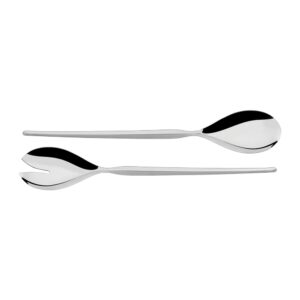 Juego de cubiertos para ensalada Cosmos de acero inoxidable terminación alto brillo 2 piezas
