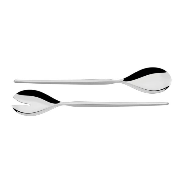 Juego de cubiertos para ensalada Cosmos de acero inoxidable terminación alto brillo 2 piezas