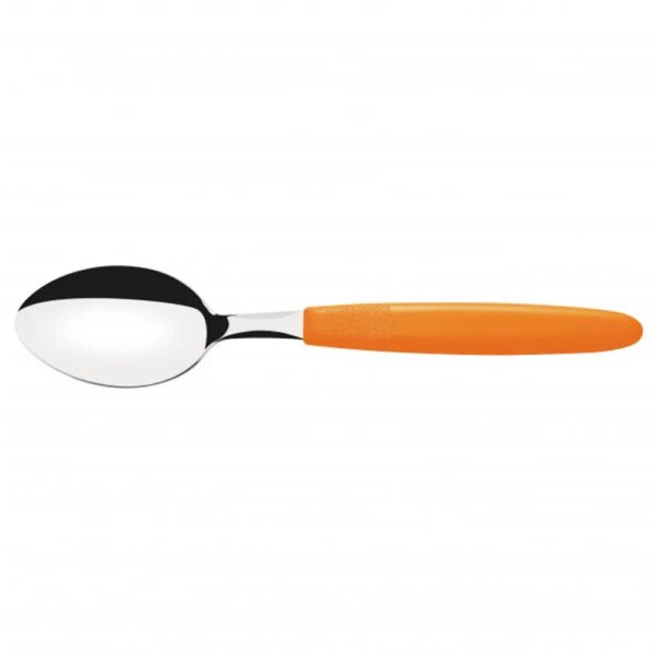 Juego de Cucharas de Mesa Ipanema con Hojas de Acero Inoxidable y Mangos de Polipropileno Naranja 12 Piezas - Imagen 2