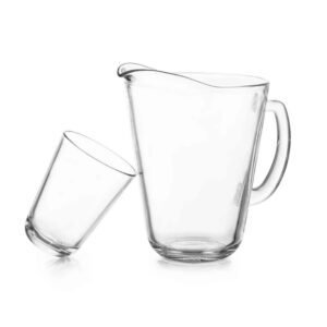 Juego de Jarra y Vasos de vidrio 7 piezas