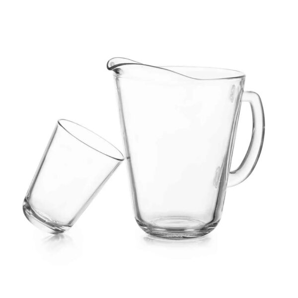 Juego de Jarra y Vasos de vidrio 7 piezas