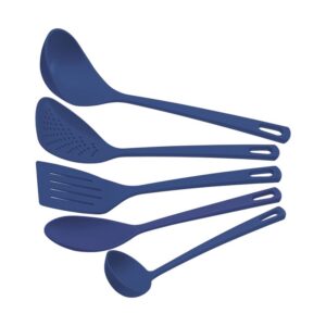 JUEGO DE UTENSILIOS AZULES 5 PIEZAS Utilita