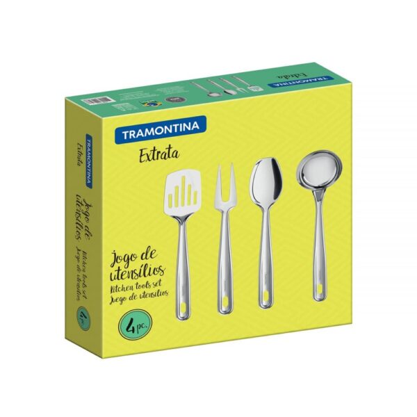 Juego de utensilios Extrata de acero inoxidable 4 piezas - Imagen 3