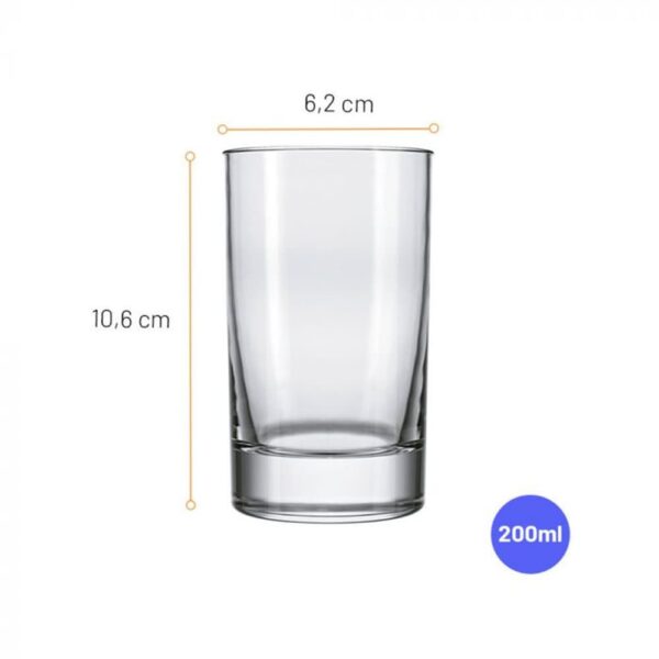 Juego de Vasos Atol 200ml con 6 piezas - Imagen 2
