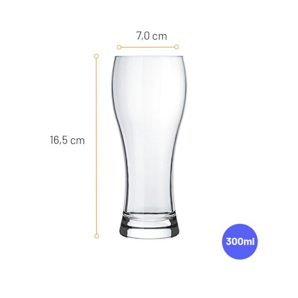 Juego de Vasos de Cerveza Joinville 300ml 6 piezas - Imagen 3