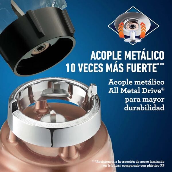 Licuadora clásica cobre con perilla ergonómica de 3 velocidades - Imagen 5