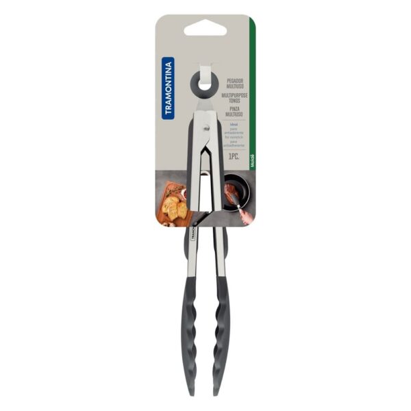 Pinza Multiuso Moldê de Silicona y Acero Inoxidable 29cm - Imagen 3
