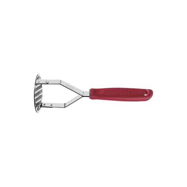 Puretera Utilitá de Acero Inoxidable con Mango de Polipropileno Rojo