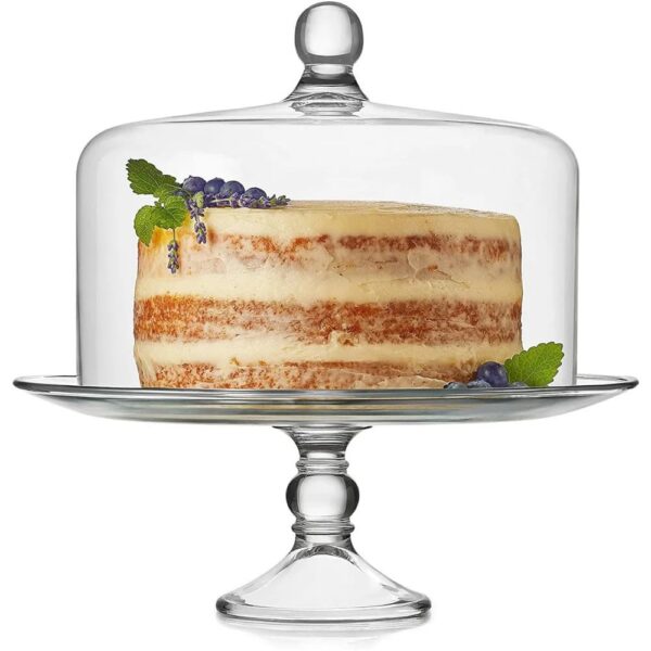Plato Pastelero Con Domo De Vidrio 33 cm - Imagen 2