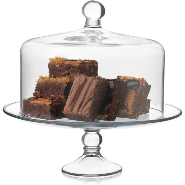 Plato Pastelero Con Domo De Vidrio 33 cm - Imagen 3