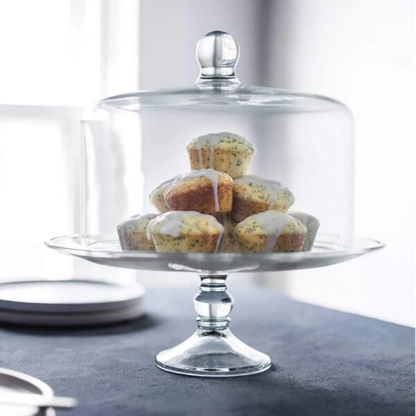 Plato Pastelero Con Domo De Vidrio 33 cm - Imagen 4