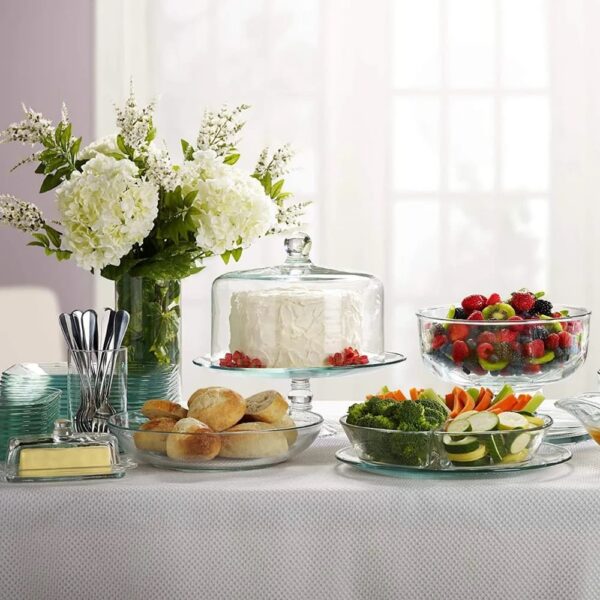 Plato Pastelero Con Domo De Vidrio 33 cm - Imagen 5
