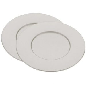 Juego sousplat blanco 2 piezas