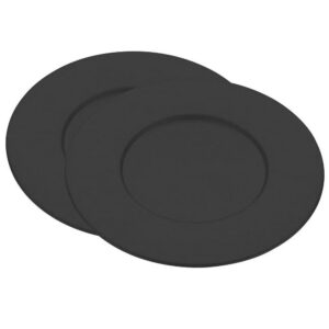 Juego sousplat negro 2 piezas