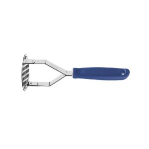 Puretera Utilitá de Acero Inoxidable con Mango de Polipropileno Azul