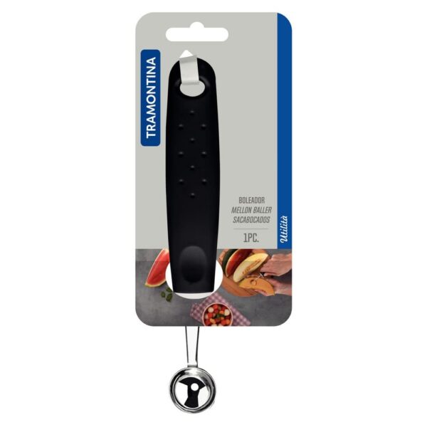 Sacabocados Utilità de acero inoxidable con mango de polipropileno negro 2,4cm - Imagen 2