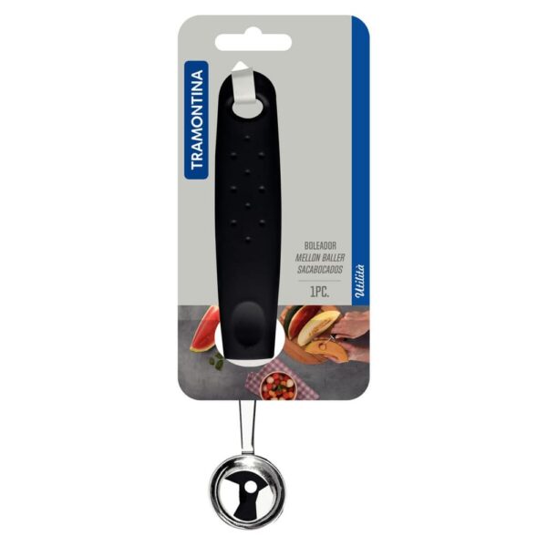 Sacabocados Utilità de acero inoxidable con mango de polipropileno negro 2,9cm - Imagen 2