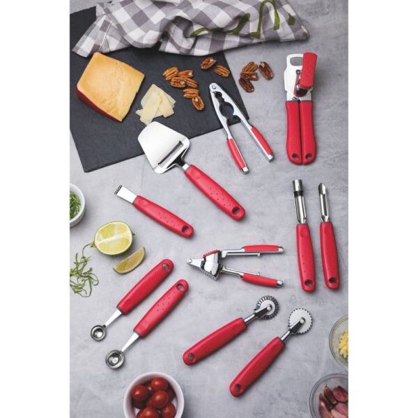 Sacabocados Utilità de acero inoxidable con mango de polipropileno rojo 2,9cm - Imagen 3