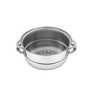 Vaporera Solar de acero inoxidable con asas 24 cm 5,6 L