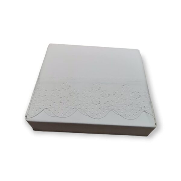 Juego de Sábanas Bordado Camile Blanco 3 Plazas