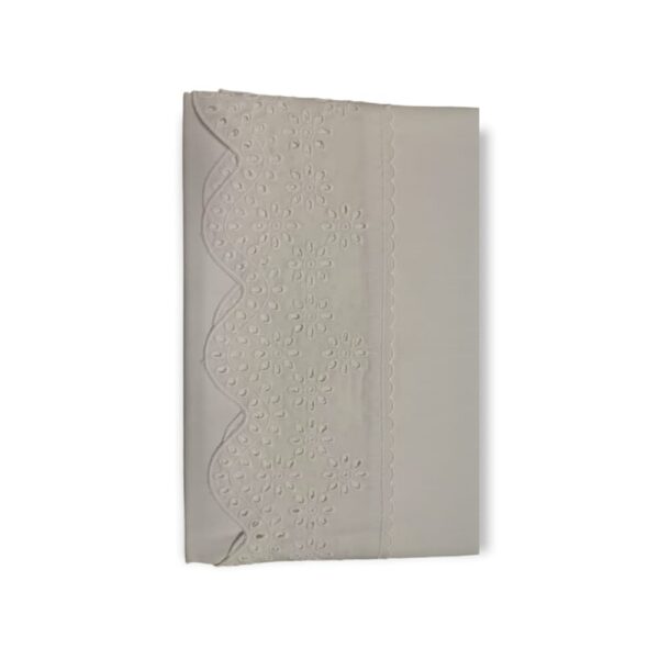 Juego de Sábanas Bordado Camile Blanco 3 Plazas - Imagen 3