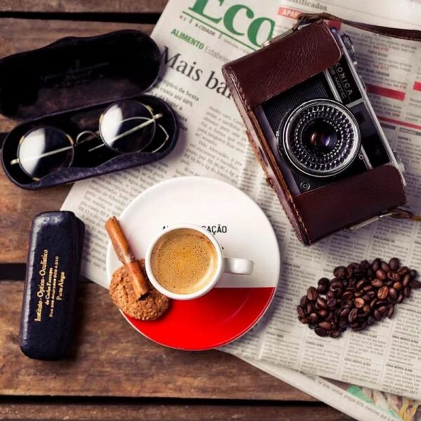 Juego de 6 Tazas Expresso Pequeñas 75ml con Platillo - Imagen 3