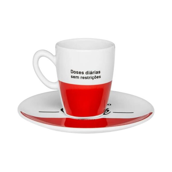 Juego de 6 Tazas Expresso Pequeñas 75ml con Platillo - Imagen 5