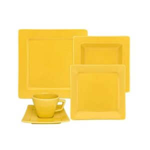 Juego de Vajillas Nara Yellow de 30 Piezas