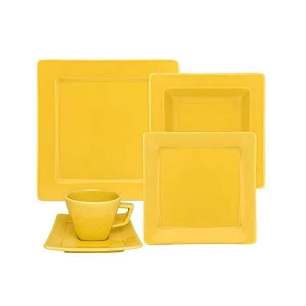 Juego de Vajillas Nara Yellow de 30 Piezas