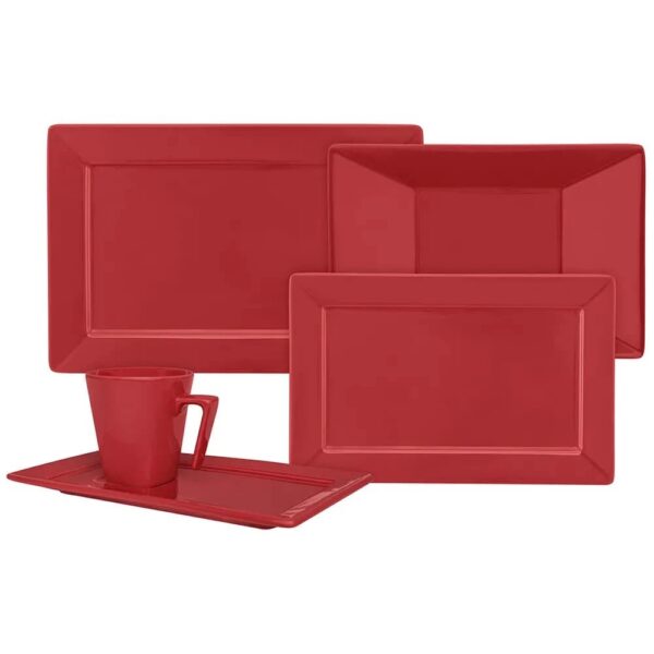 Juego de Vajillas Plateau Red de 30 Piezas