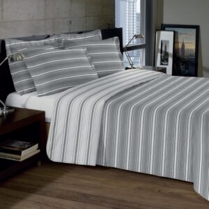 Cubrecama Casal Vicenza diseño Nancy Gris 3 piezas