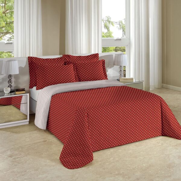 Cubrecama King Vicenza diseño Twiggy 3 piezas
