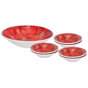 Juego de Postres Morangos 7 Piezas