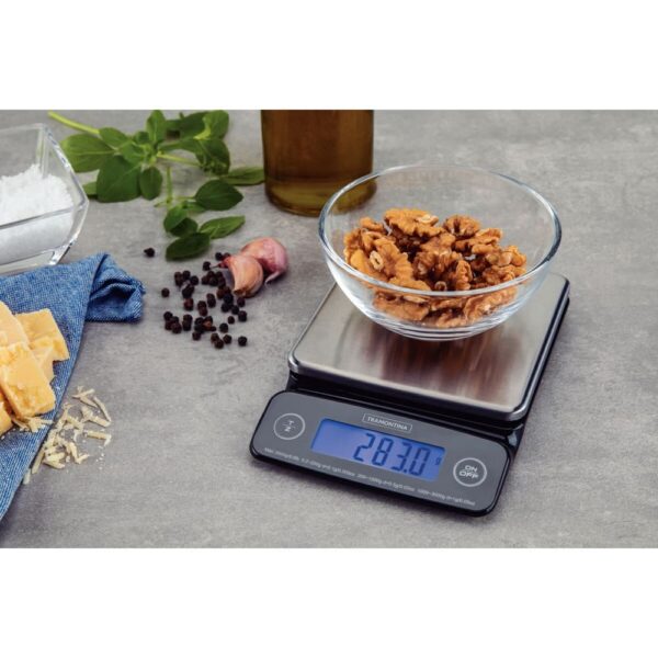 Balanza digital de alta precisión para Cocina Adatto con base de acero inoxidable - Imagen 4