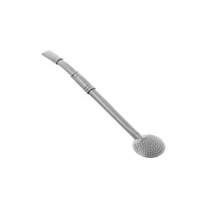 Bombilla para Mate Ilex en Acero Inoxidable con Rosca 23 cm