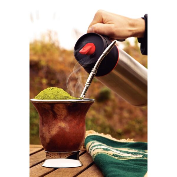 Bombilla para Mate Ilex en Acero Inoxidable con Rosca 23 cm - Imagen 3