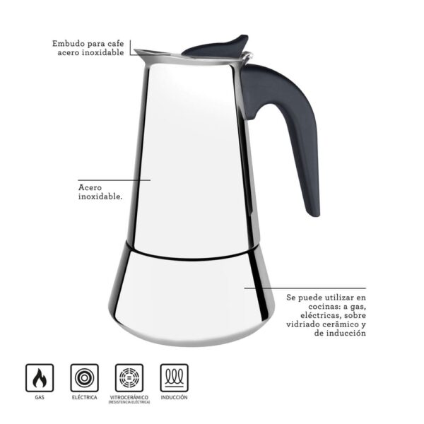 Cafetera Italiana para Expresso 350 ml - Imagen 2