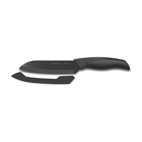 Cuchillo Cocinero Accurato de cerámica con mango revestido de goma y vaina de polipropileno 6" - Imagen 2