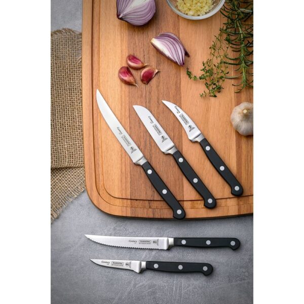 Cuchillo para Frutas y Verduras Century con Hoja de Acero Inoxidable y Mango de Policarbonato de 3" - Imagen 2